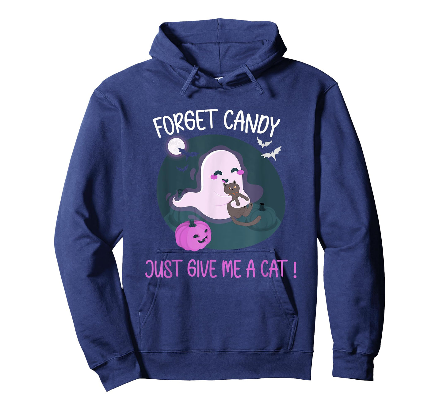 Halloween Forget Candy Give Me A Cat For Kids Women Men T-Shirt