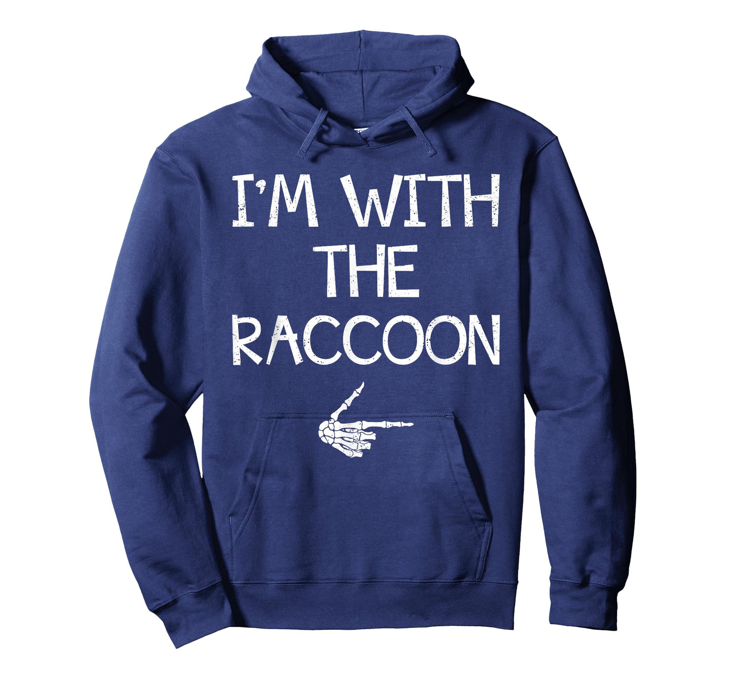 I'm With The Raccoon Easy Halloween Costume Couples Matching T-Shirt