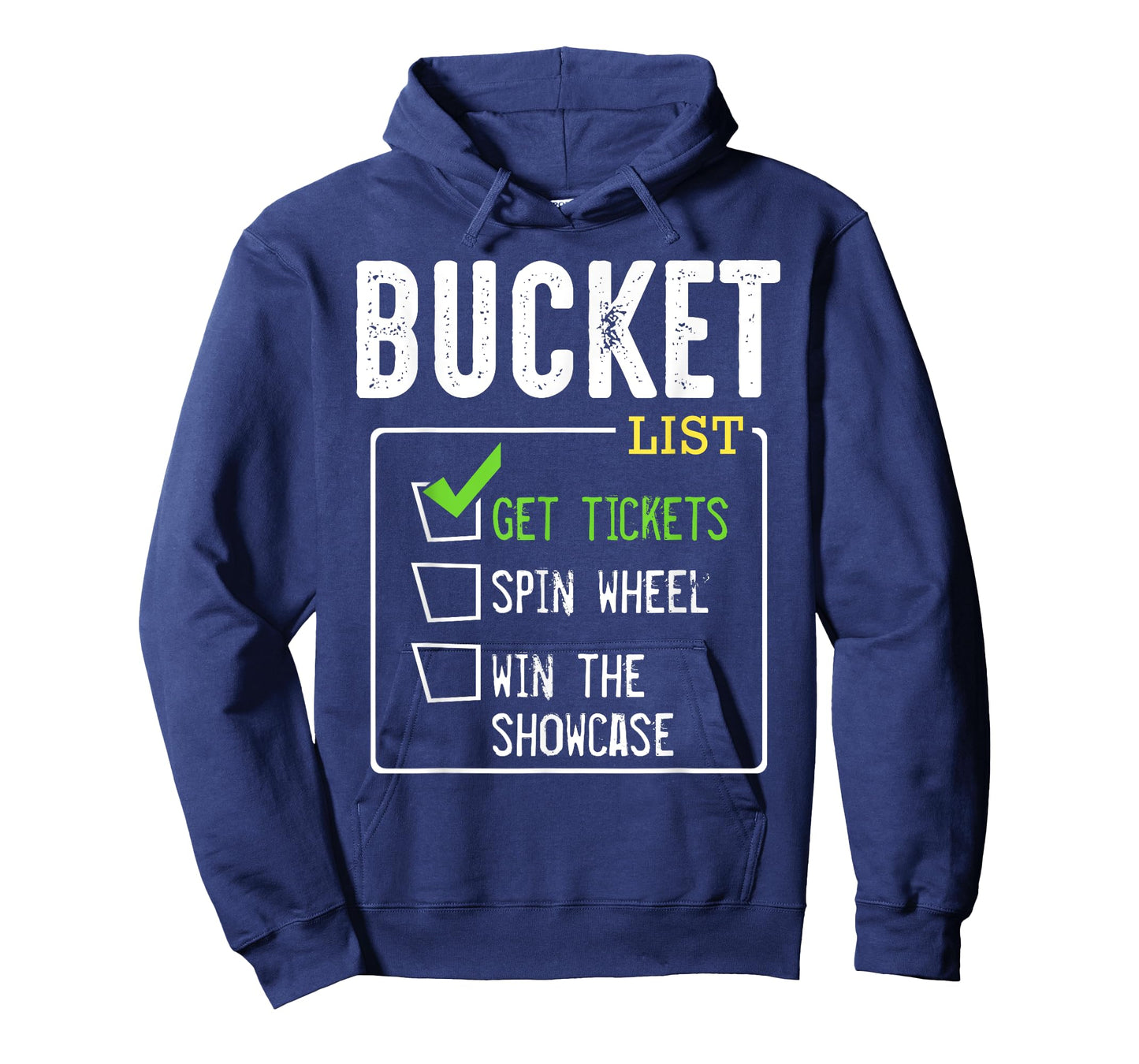Bucket List Get Tickets Win Game Show Lucky Contestants T-Shirt