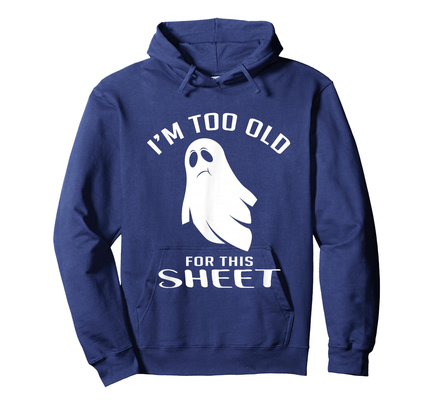 Too Old For This Sheet Halloween Fan T-Shirt