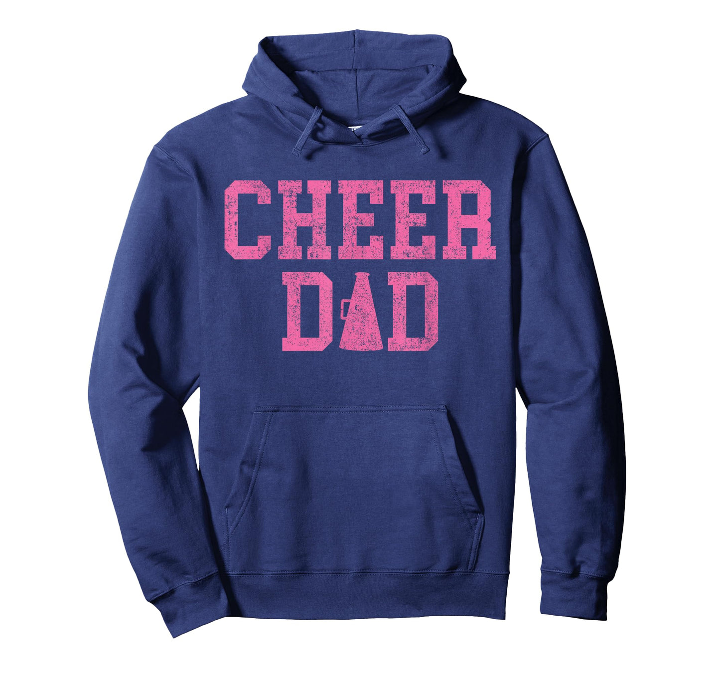 Cheer Dad Vintage Retro Cheerleading Pink T-Shirt