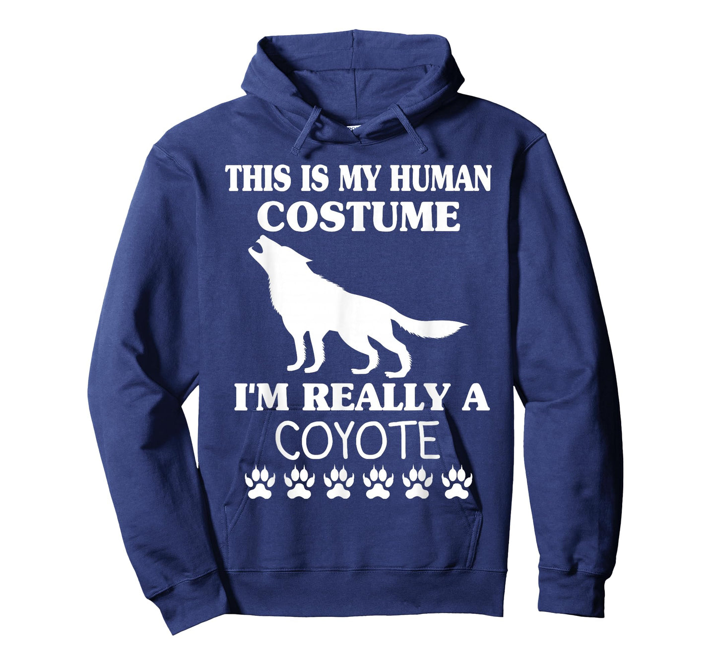 This Is My Human Costume I'm Really A Coyote Halloween Wolf T-Shirt