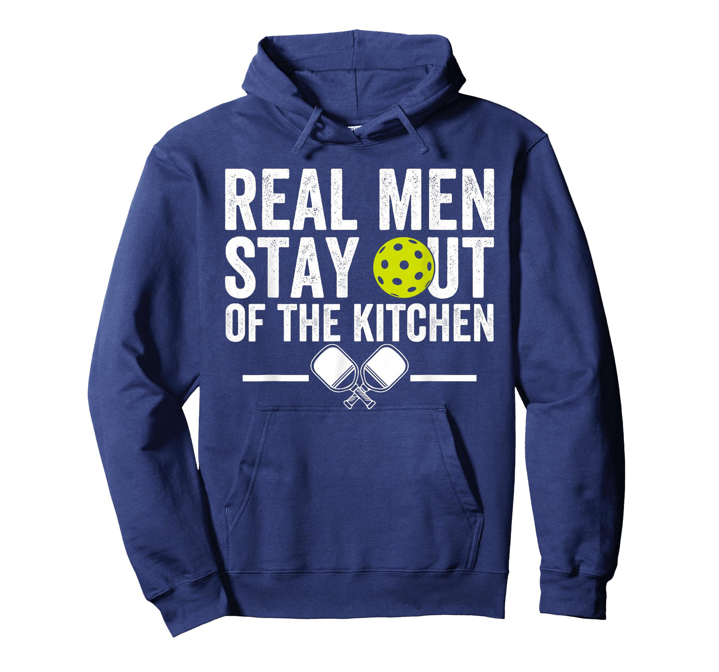 Real Men Stay Out of the Kitchen Funny Pickleball Vintage T-Shirt