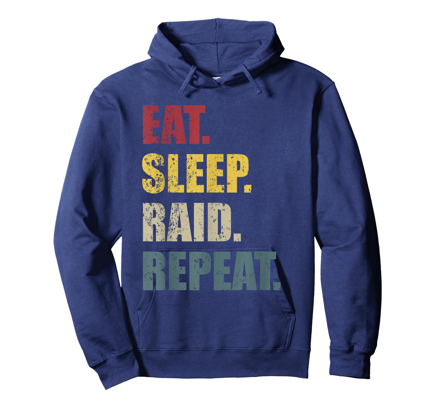 Vintage Eat Sleep Raid Repeat Video Game Lover Design T-Shirt