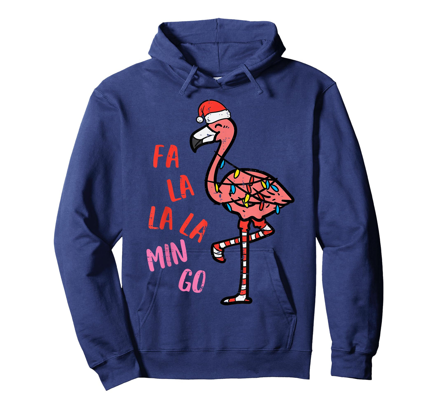Christmas Fa La La Mingo Flamingo Xmas Women Girls Kids Men T-Shirt