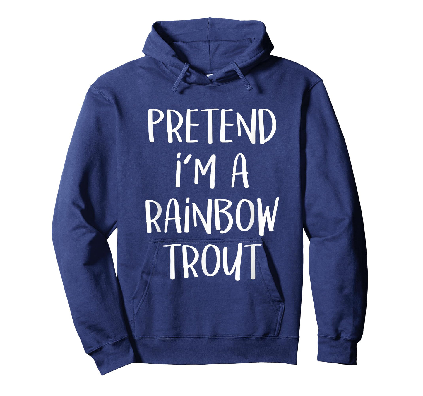Pretend I'm A Rainbow Trout Costume Funny Halloween Party T-Shirt