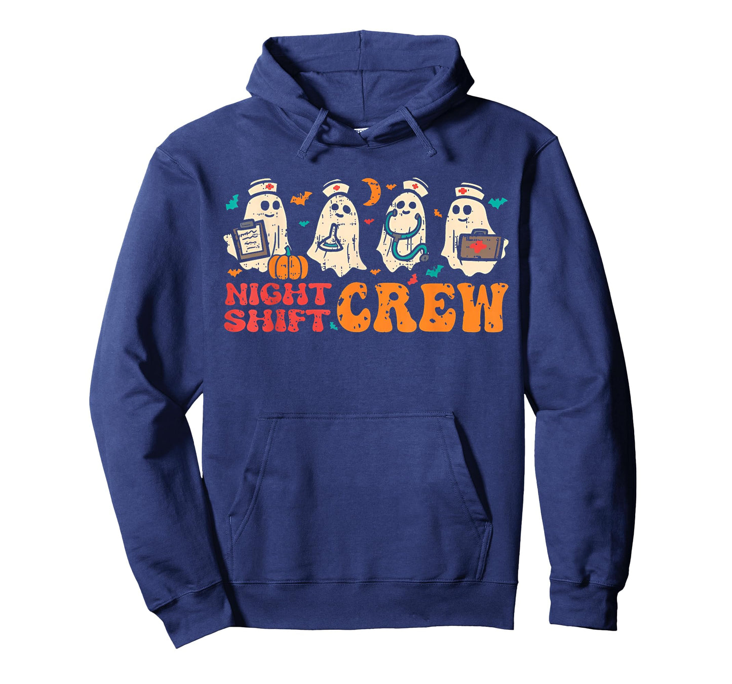 Ghost Nurses Thanksgiving Crew Funny Night Shift Men Women T-Shirt