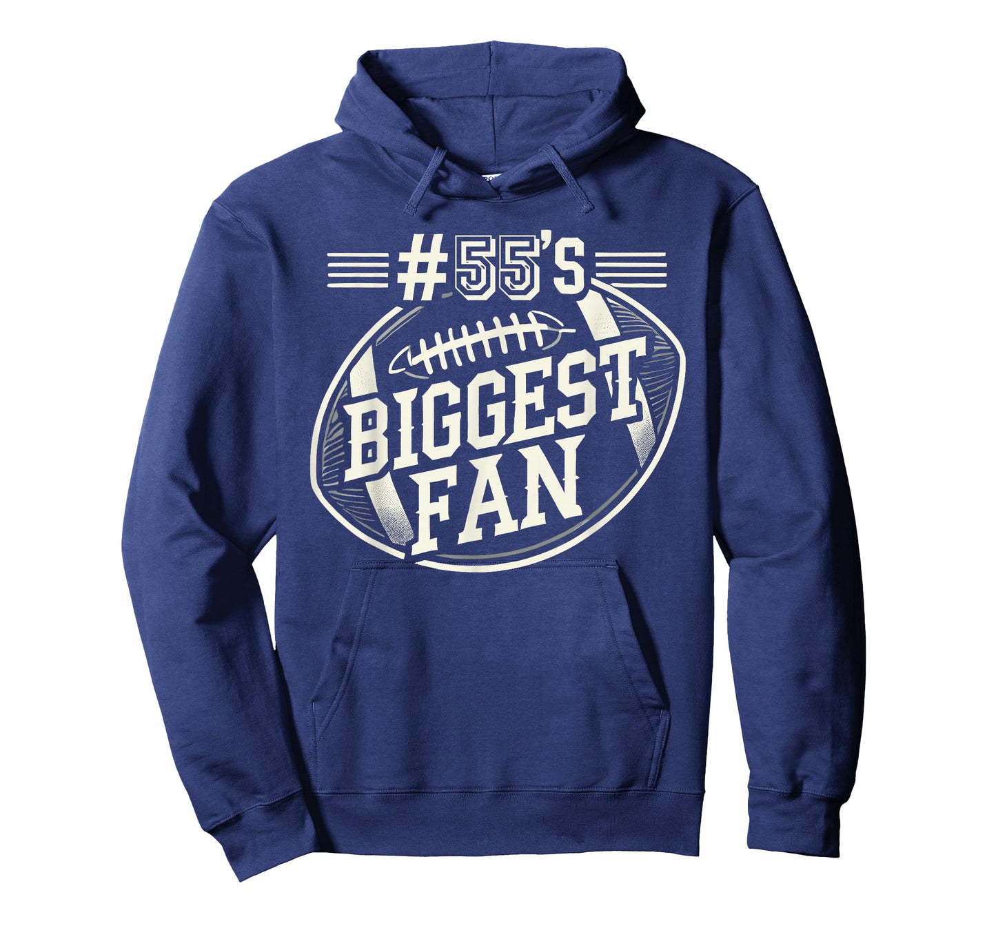 #55's Biggest Fan Shirt Football Sports Fan Football T-Shirt