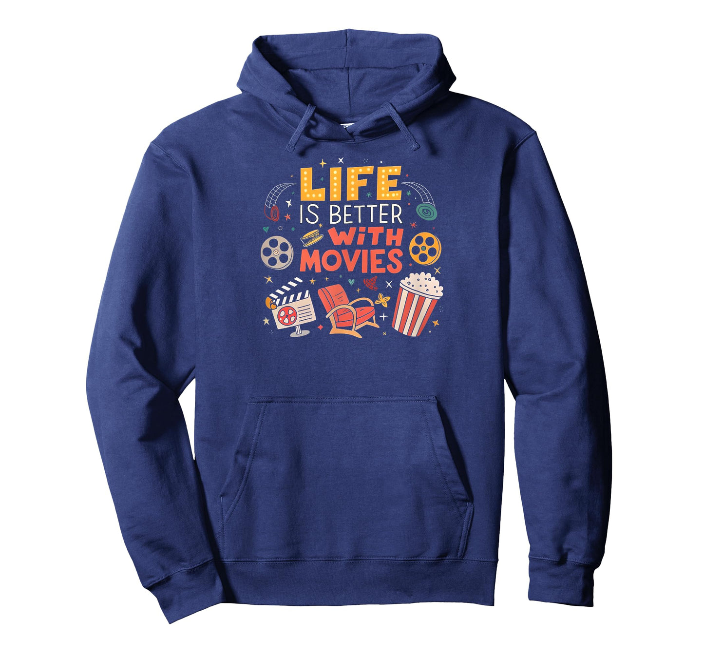 Funny Movie Lover: Life Is Better With Movies T-Shirt