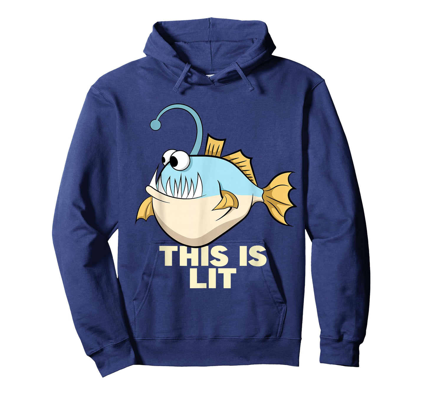 This Is Lit Angler Fish Monster Fishing Fisherman Anglerfish T-Shirt