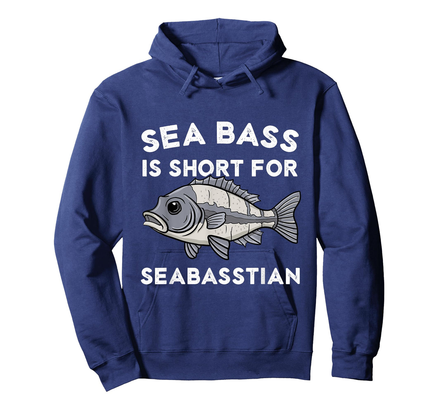 Sea Bass is Short for Seabasstian Funny Sebastian Fishing T-Shirt