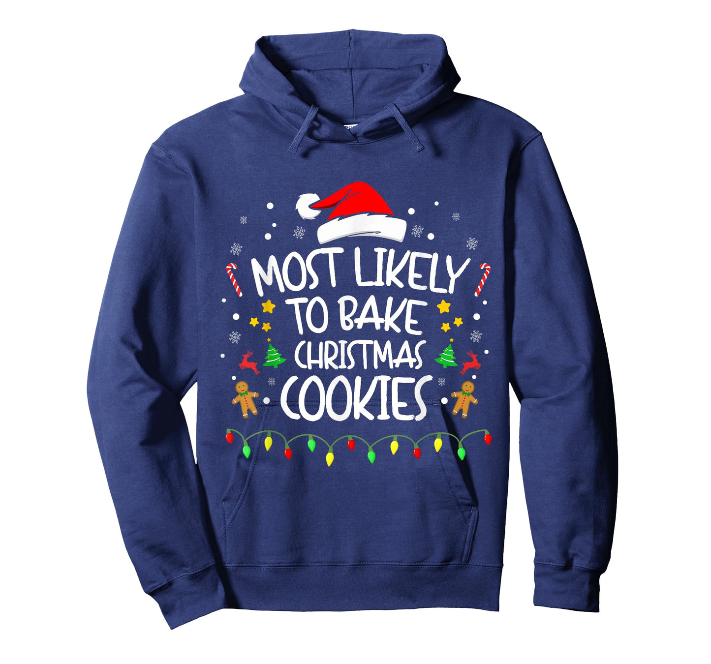 Most Likely To Bake Christmas Cookies, Funny Family matching T-Shirt