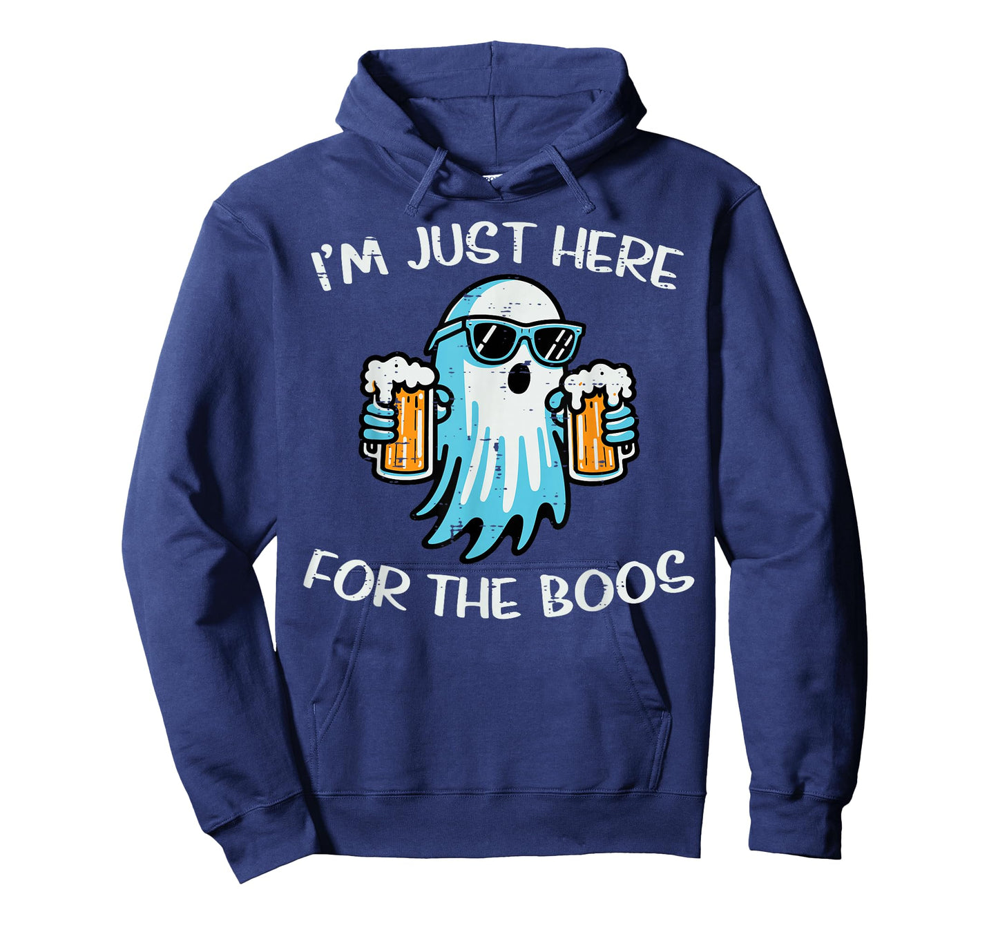 Halloween Here for Boos Ghost Funny Costume Dad Men Women T-Shirt
