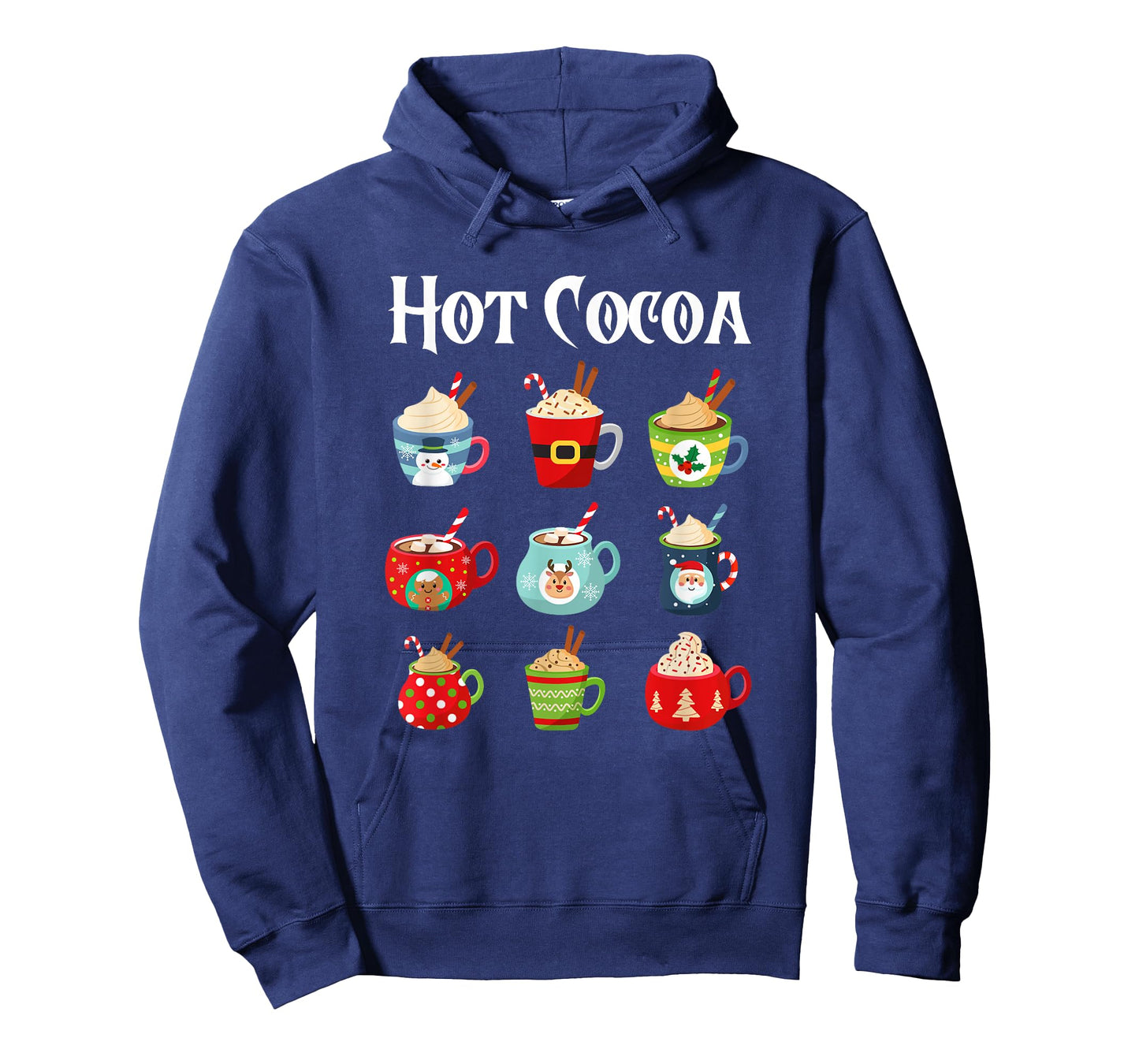 Hot Cocoa Christmas Cup Hot Chocolate Candy Cane Xmas T-Shirt