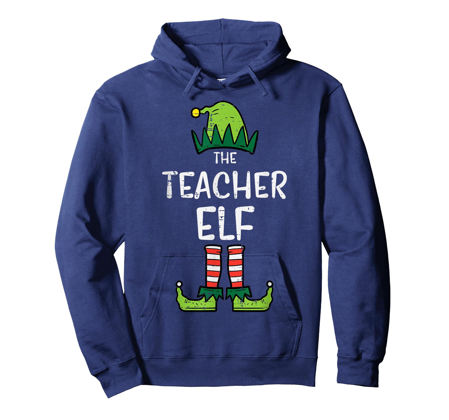 Teacher Elf Xmas Matching Christmas For Family Men Women T-Shirt