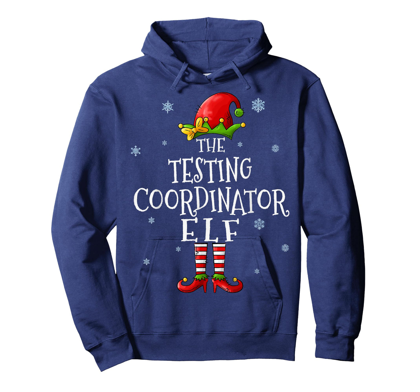 The Testing Coordinator Elf Squad Funny Matching Christmas T-Shirt