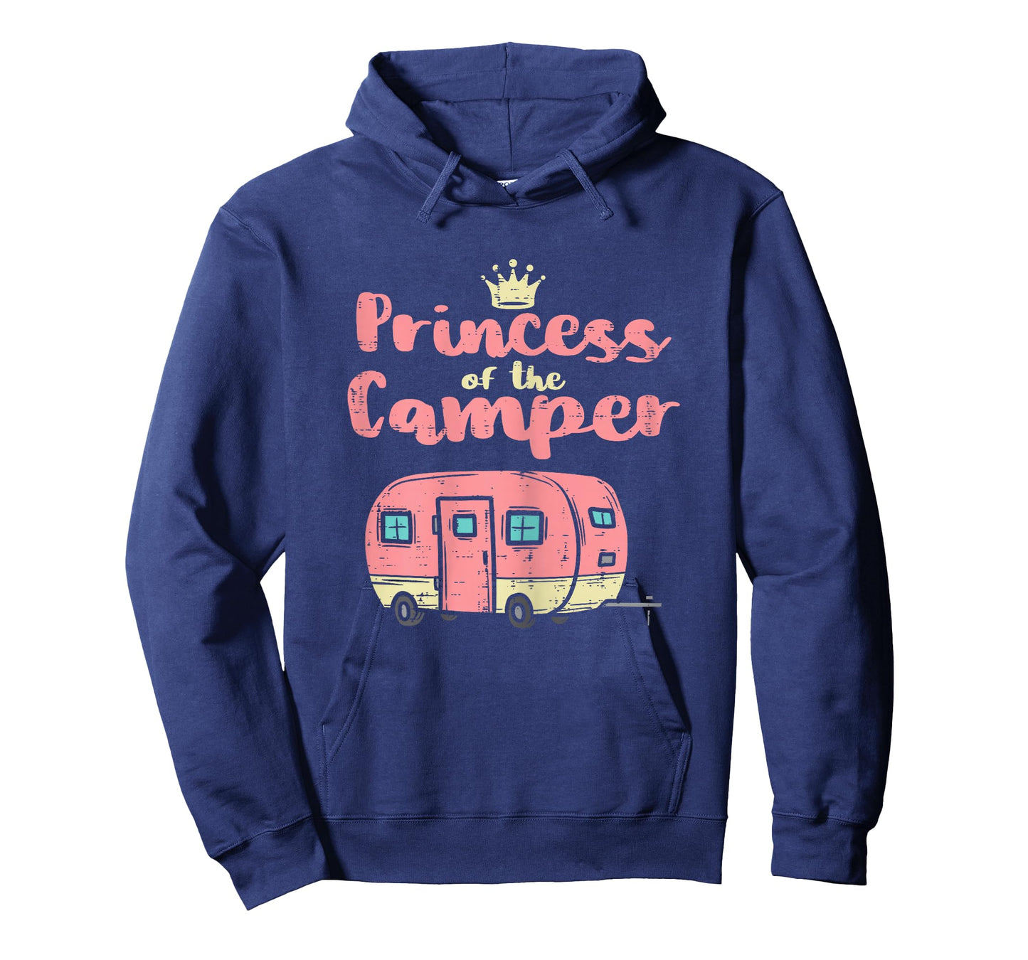Princess of Camper Camping Van Trailer RV Women Kids Girls T-Shirt