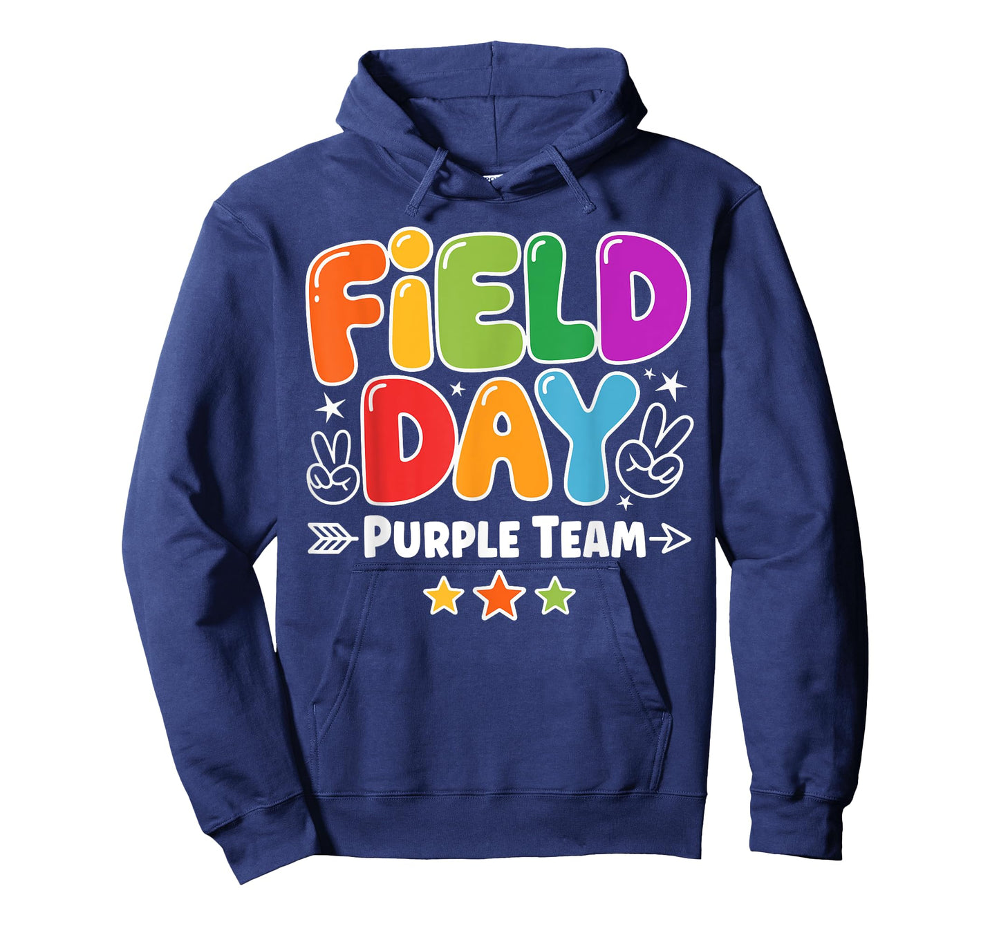 Field Day Purple Team Kids Boy Girl Teacher Field Day Games T-Shirt
