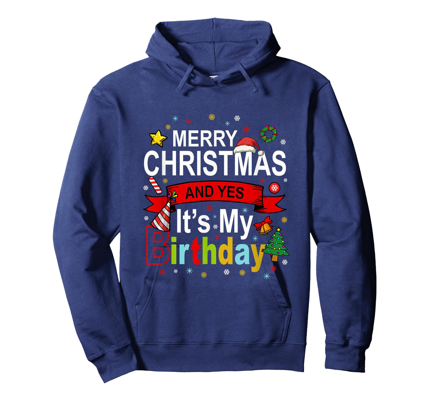 Merry Christmas And Yes It's My Birthday Gift Tee T-Shirt