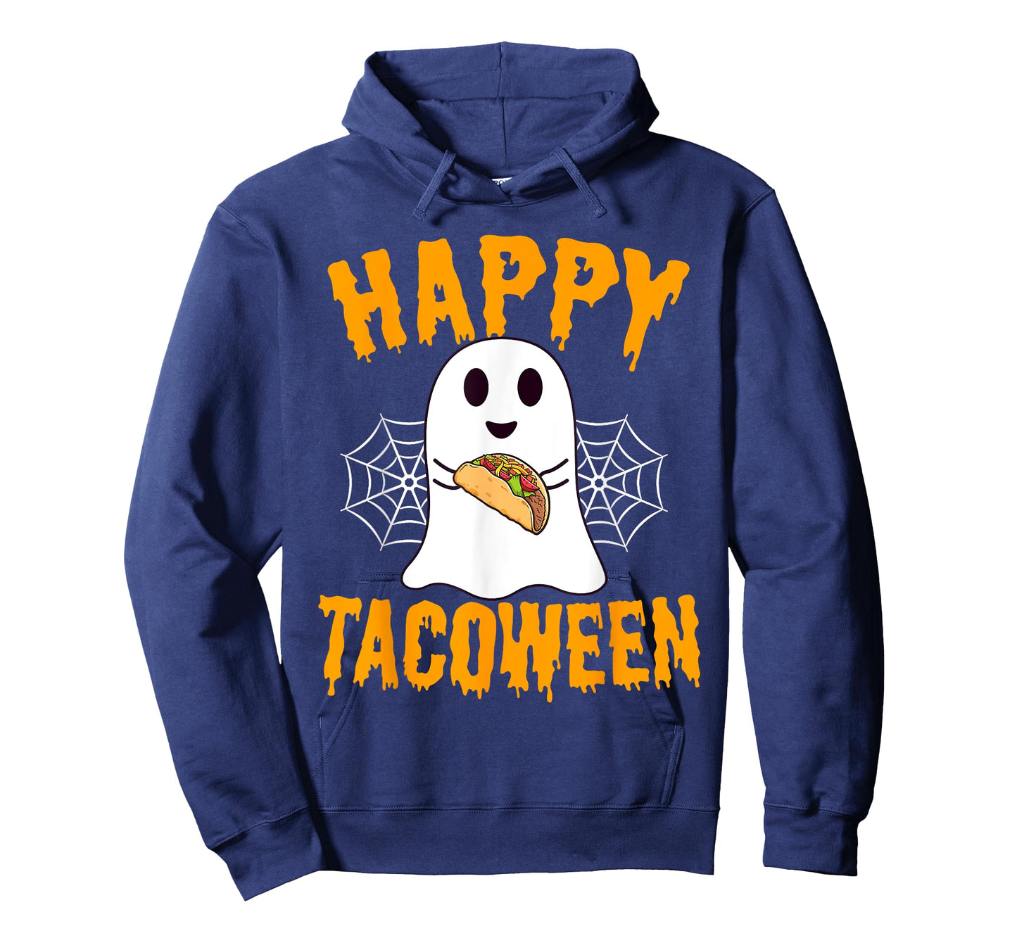 Happy Tacoween Food Funny Halloween Ghost Tacos T-Shirt