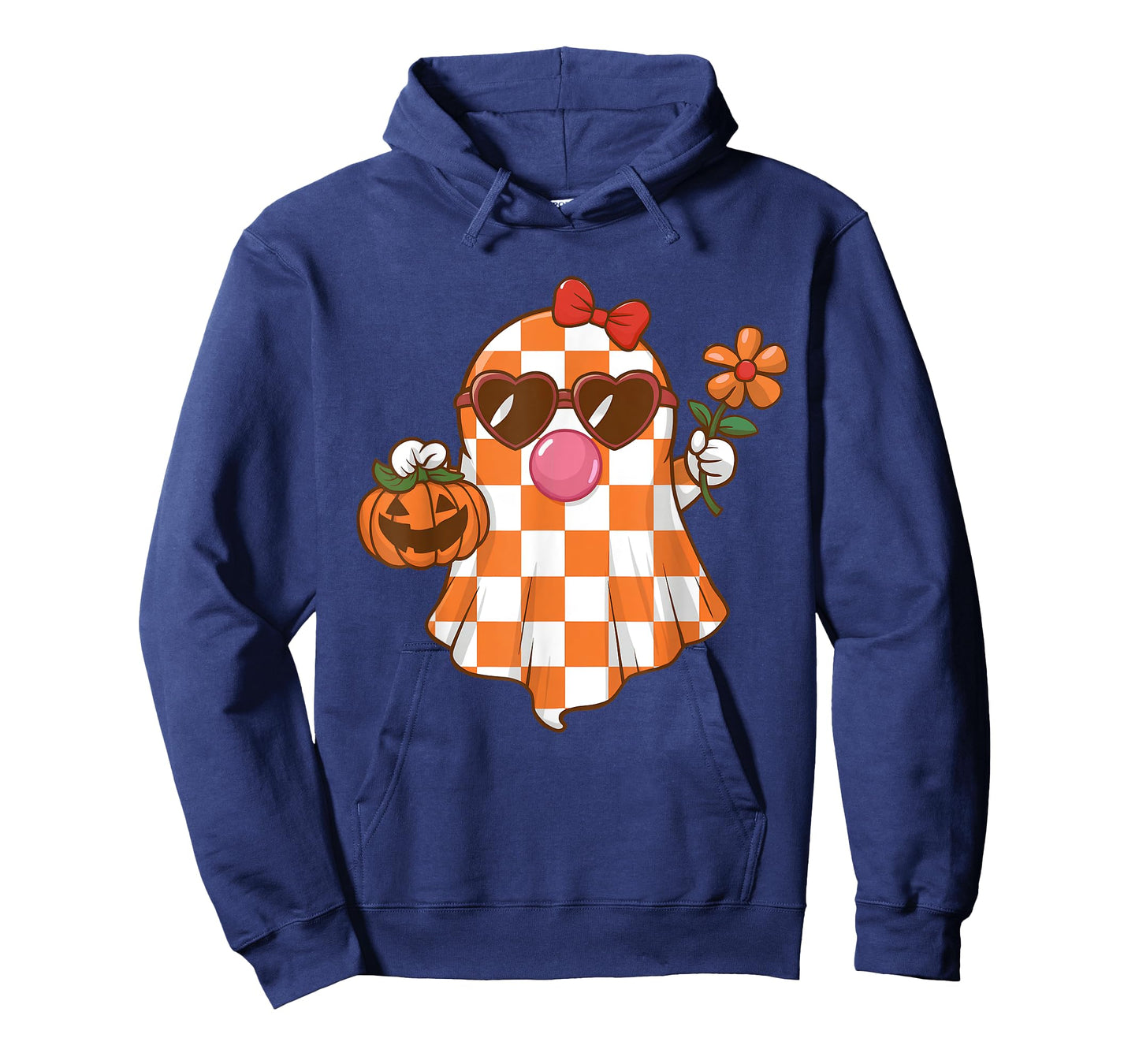 Cute Ghost Blowing Bubble Halloween Bougie Costume Girls Kid T-Shirt