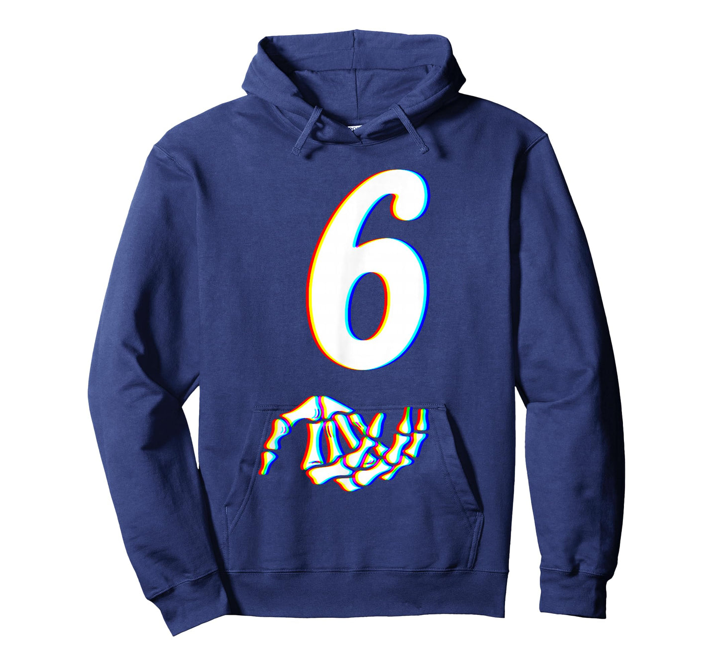 Number 6 Matching 67 Meme Skeleton Hand Halloween Costume T-Shirt