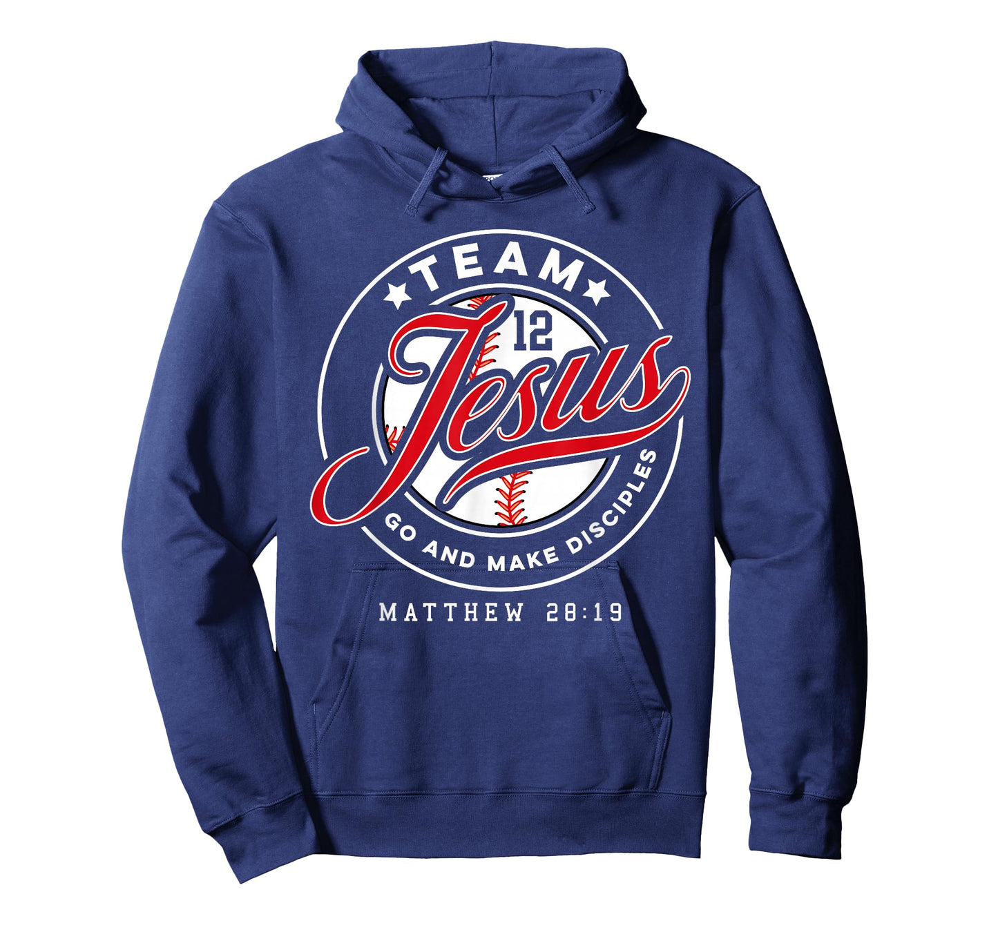 Jesus and Baseball Team Jesus Christian Matthew 28:19 Verse T-Shirt