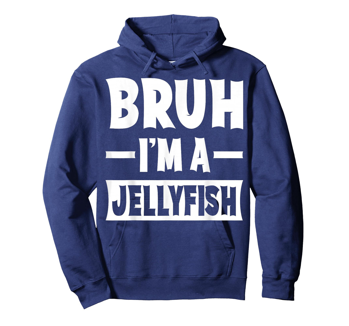 Bruh I'm A Jellyfish Funny Lazy Halloween Costume Party T-Shirt