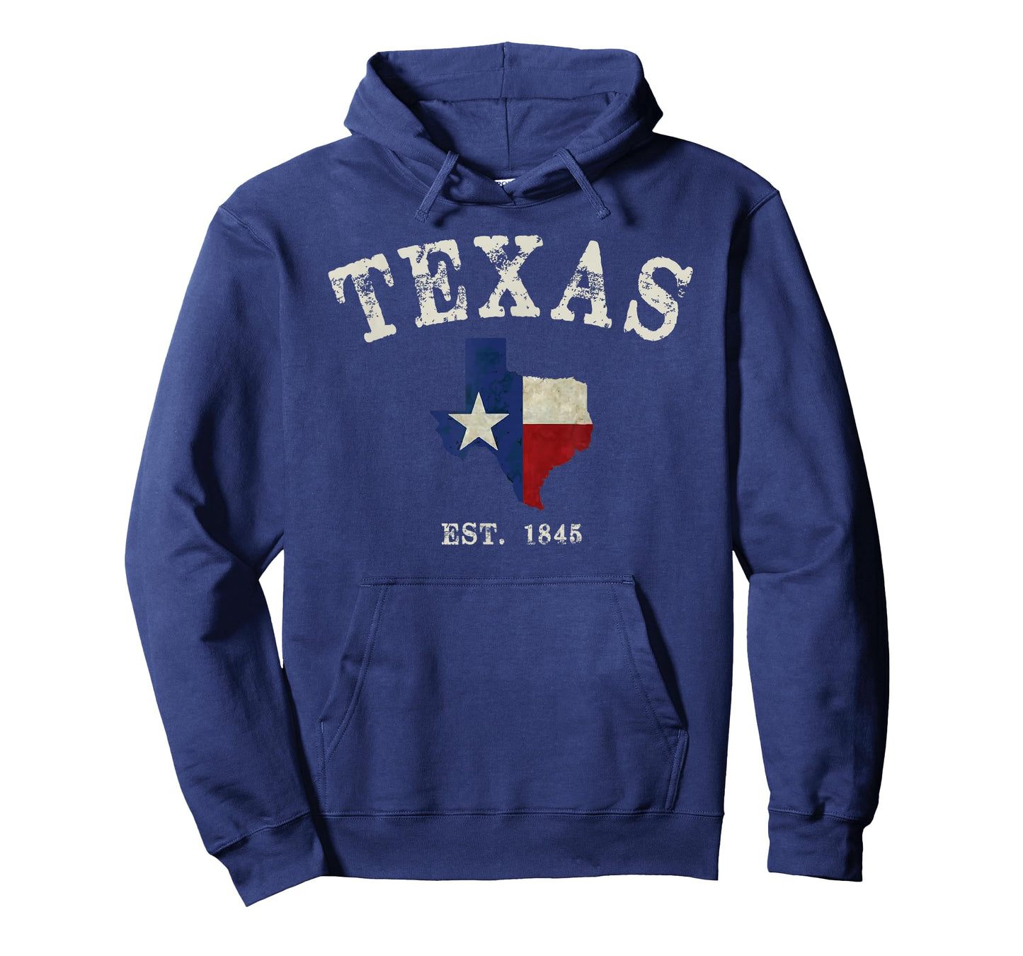 Distressed Texas State Flag Map T-Shirt