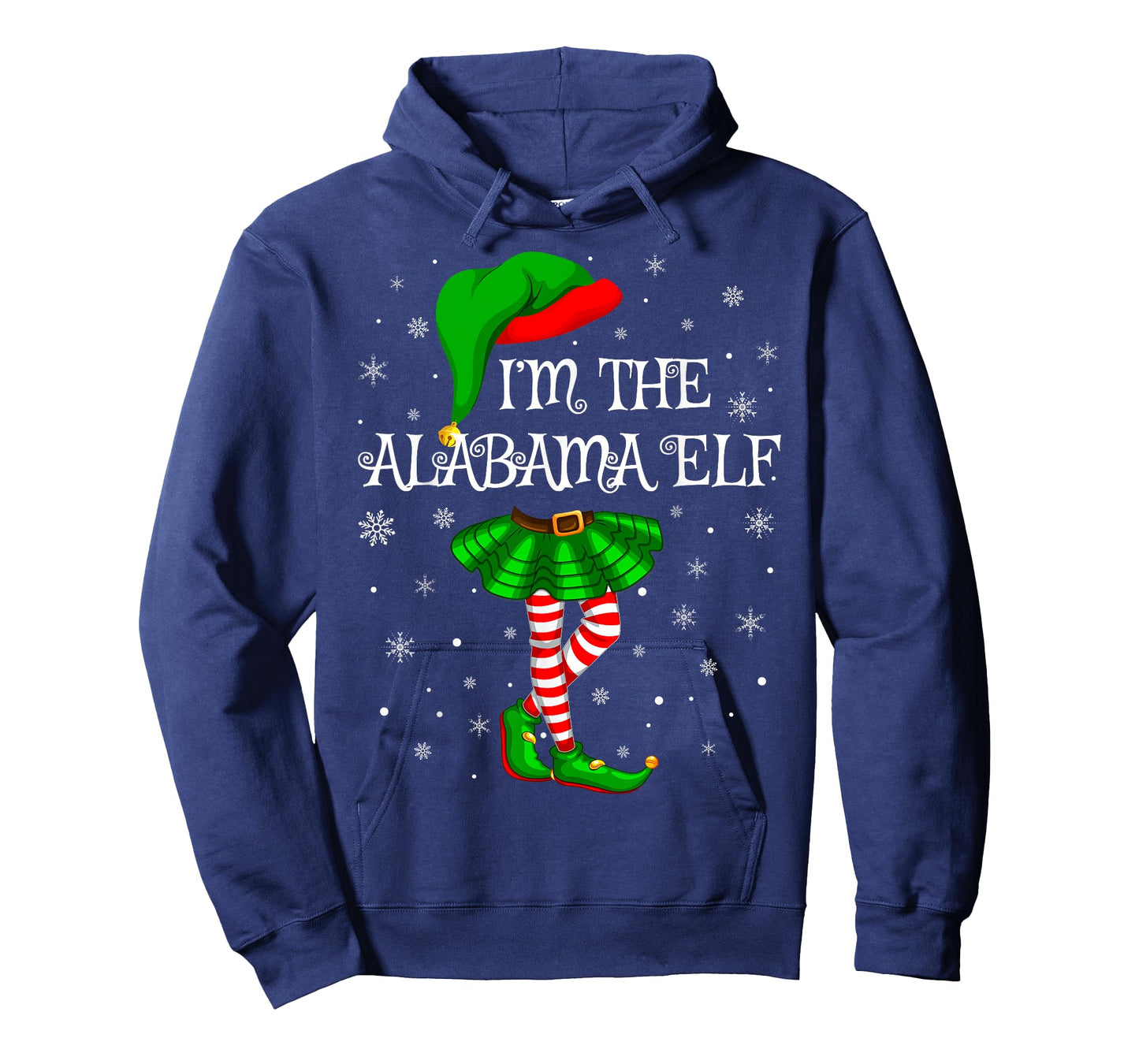 Matching Family Group I'm The Alabama Elf Christmas T-Shirt