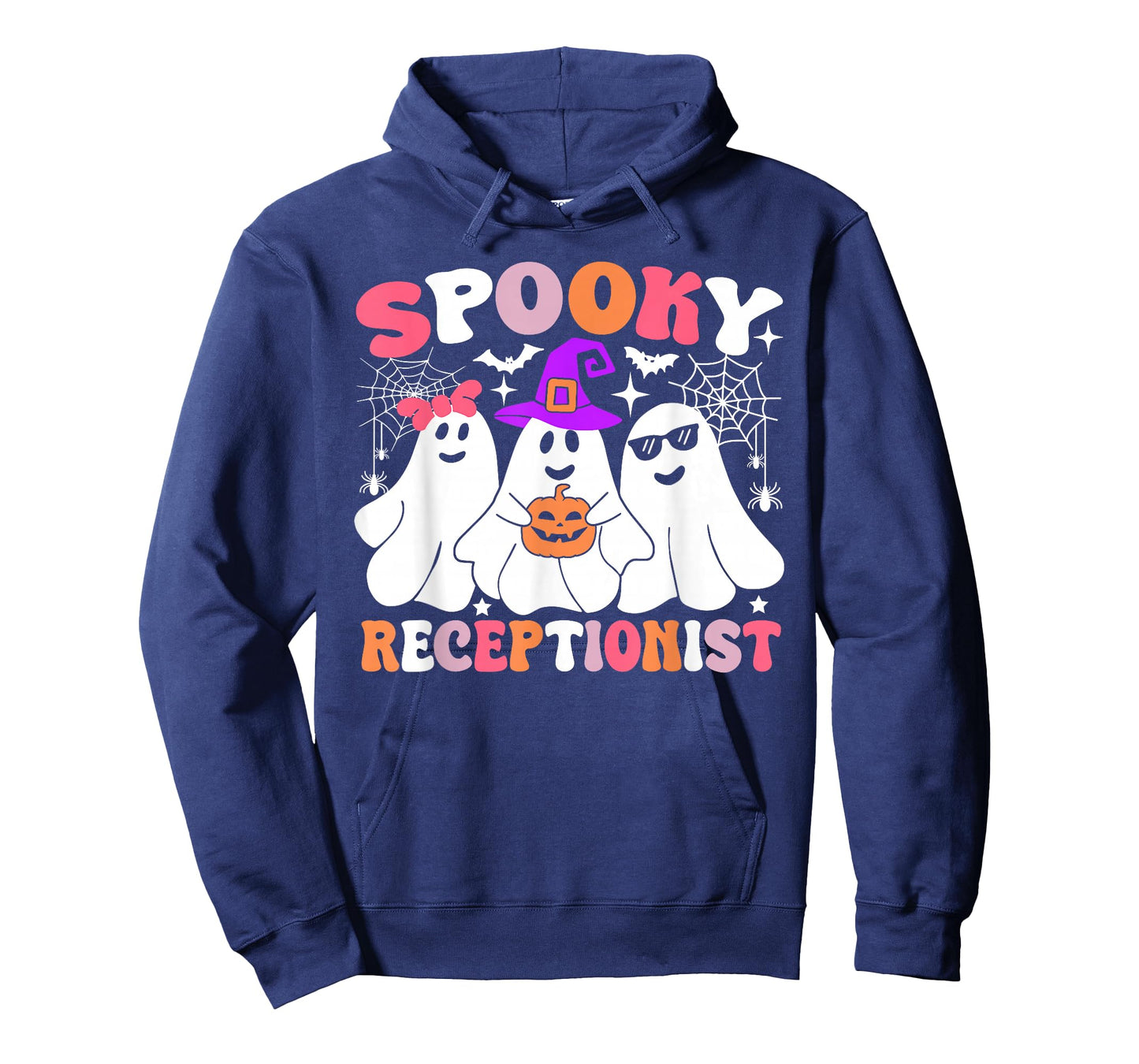 Spooky Receptionist Funny Ghost Halloween Costume T-Shirt
