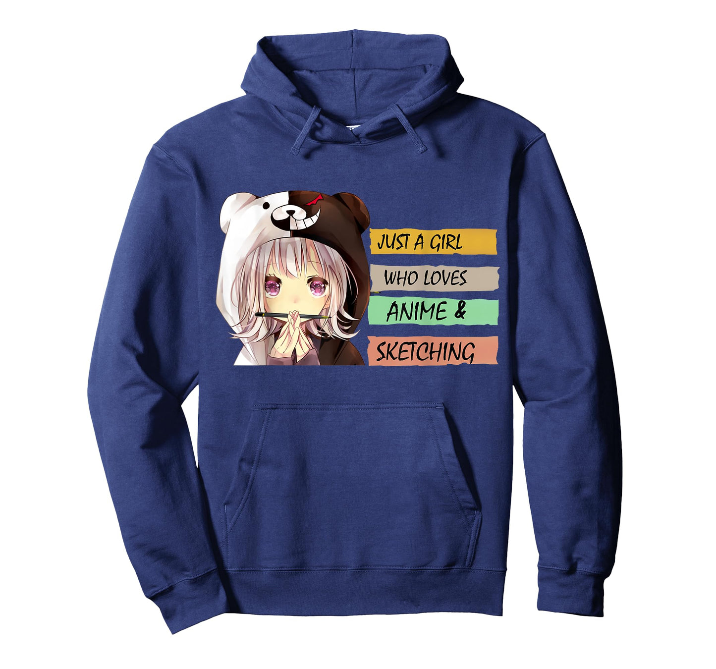Just a Girl Who Loves Anime and Sketching Cute Tee Girl Gift T-Shirt