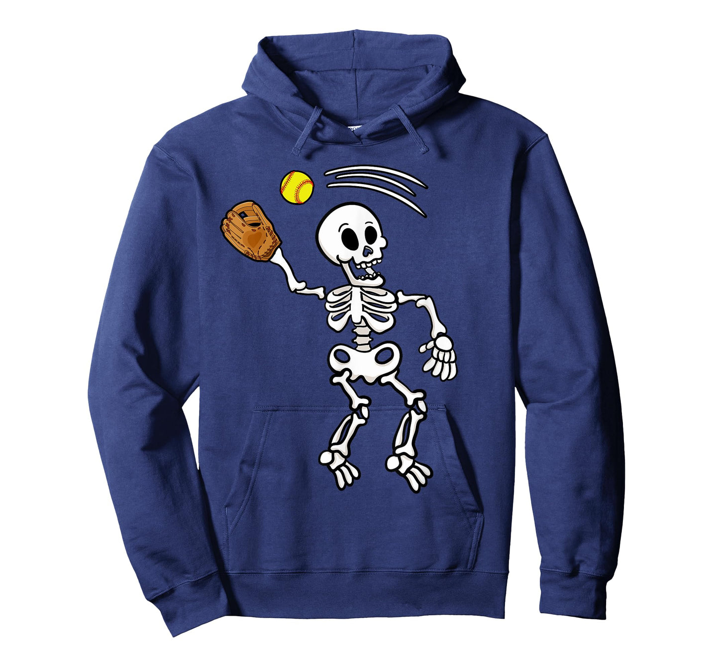 Softball Catcher Halloween Skeleton Costume Party T-Shirt