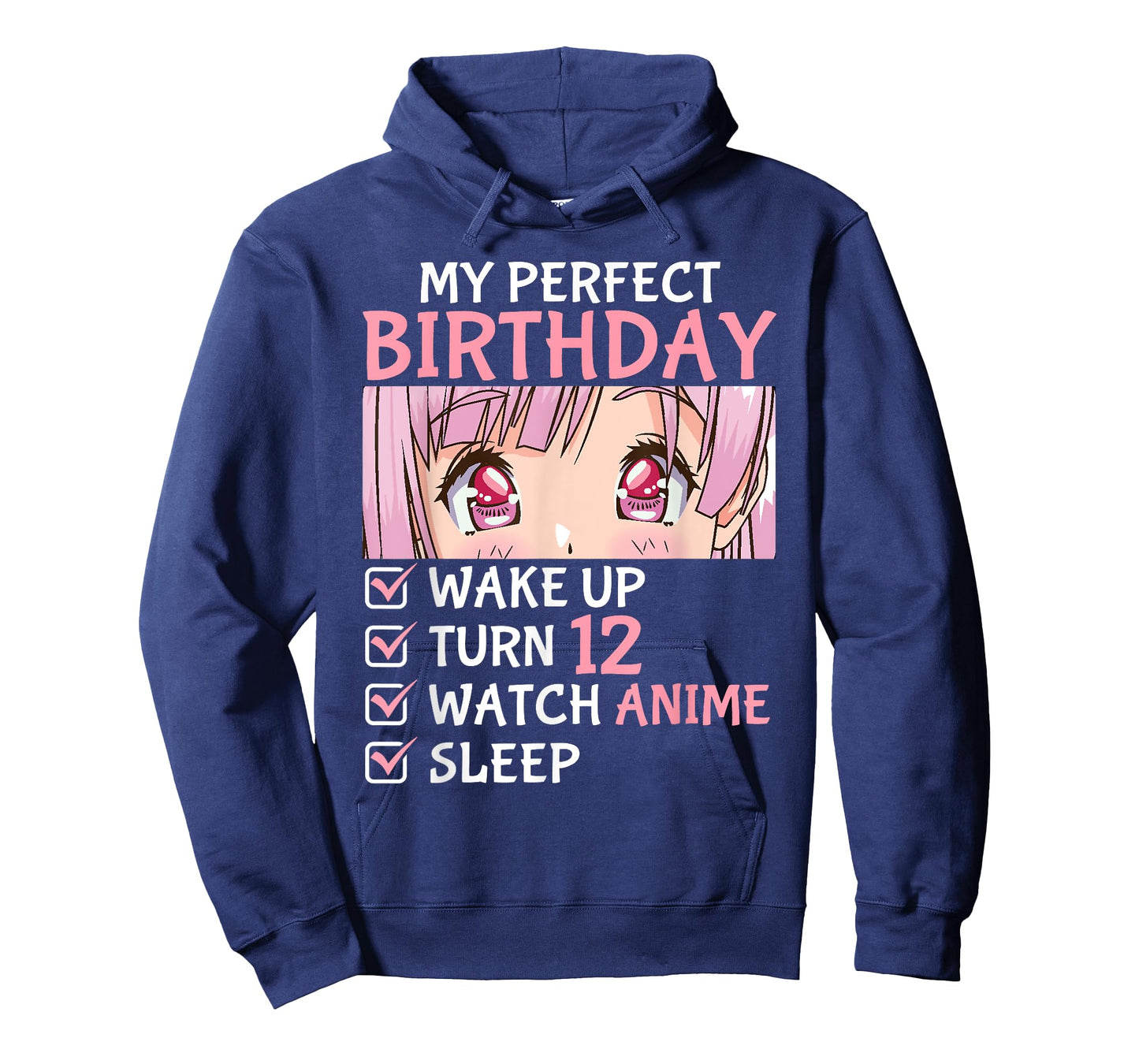 12th Birthday Watch Anime 12 Years Old Anime Teen Girls T-Shirt