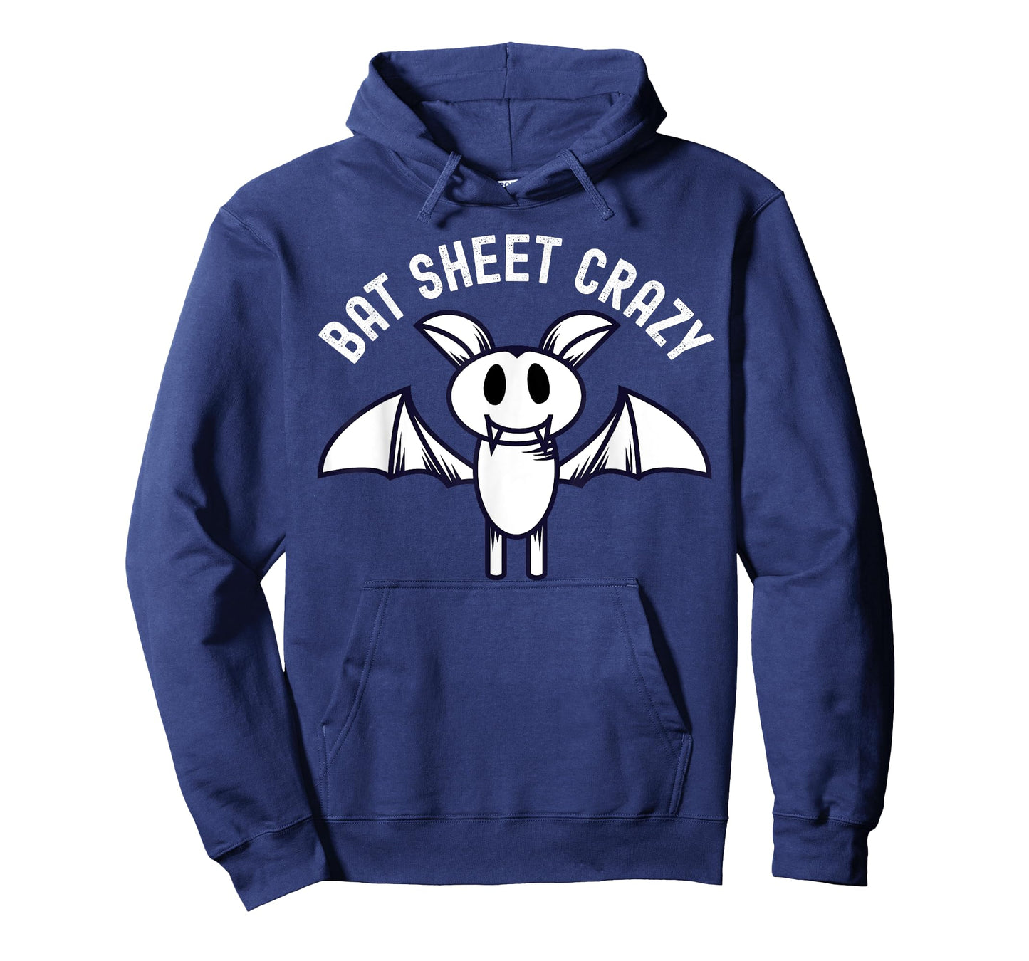 Bat Sheet Crazy Funny Bat Pun Halloween Costume Womens Mens T-Shirt
