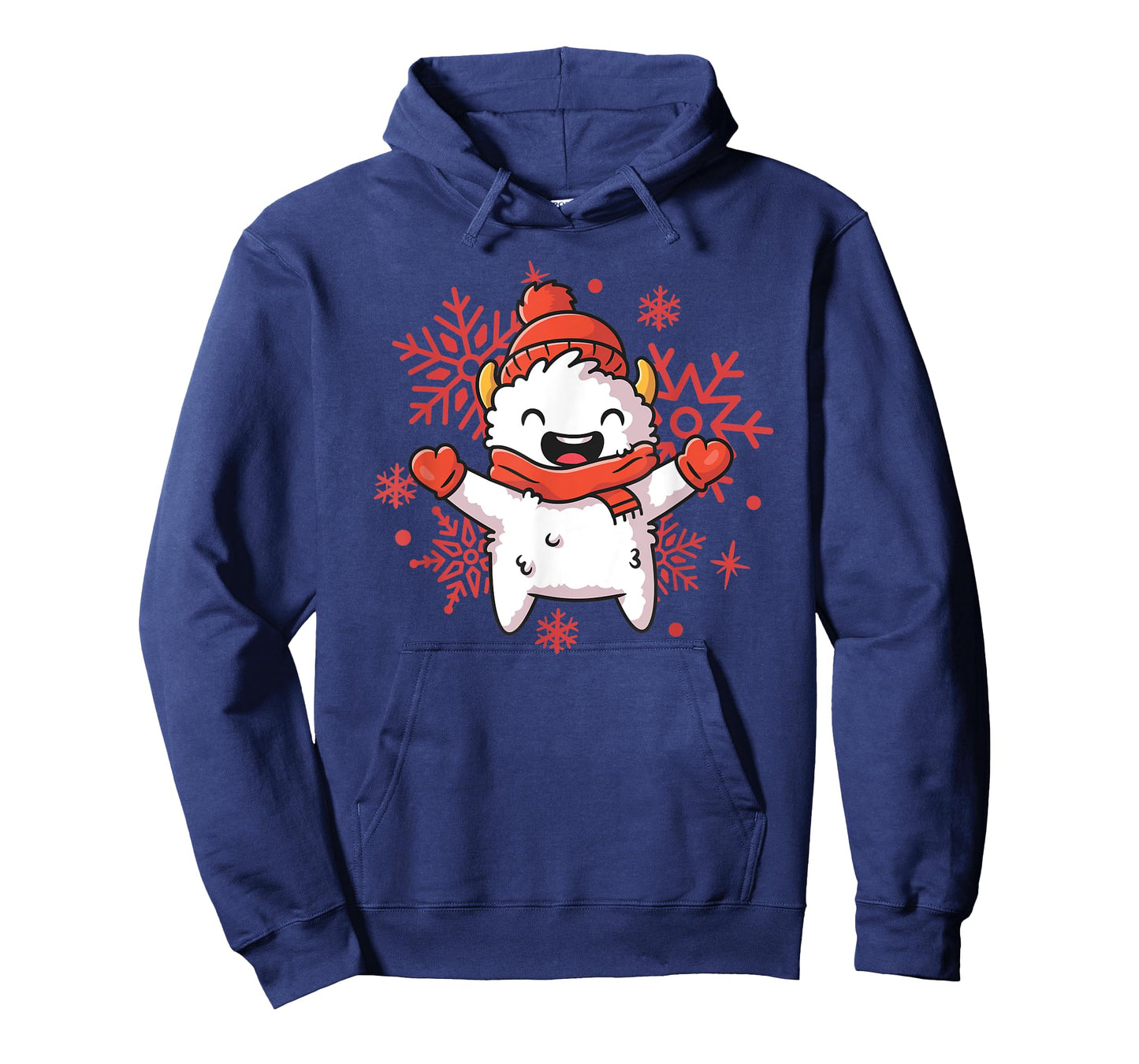 Yeti Christmas Shirt Cute Womens Holiday Shirts Snowflake T-Shirt
