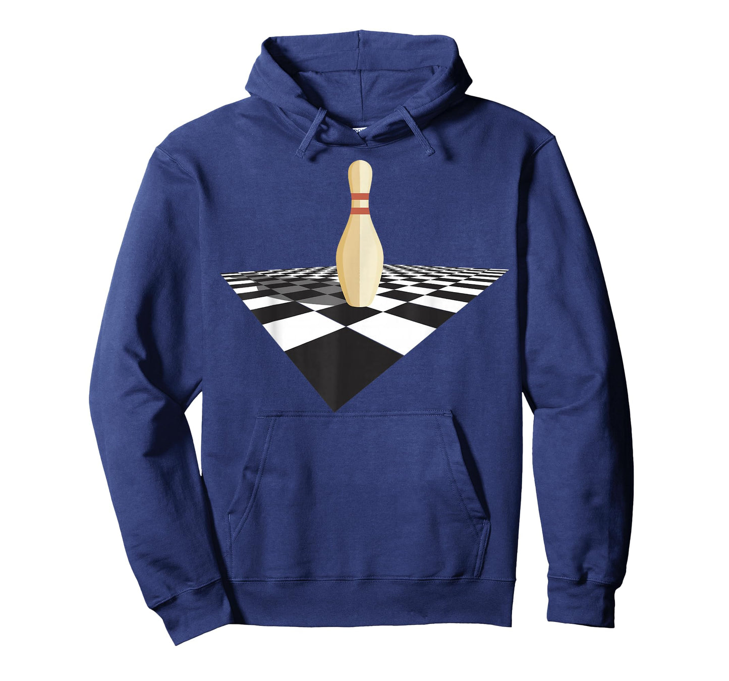 The Big Lebowski Bowling Pin Checkered Floor Graphic T-Shirt T-Shirt