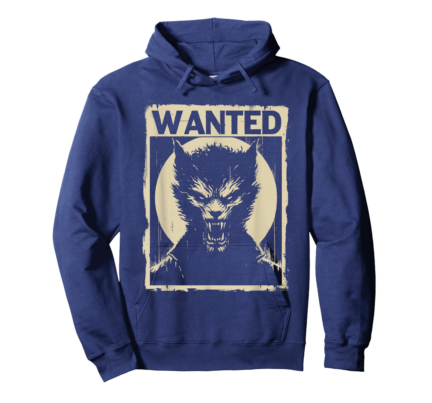 Wanted Werewolf - Creepy Werewolf Halloween Costume T-Shirt