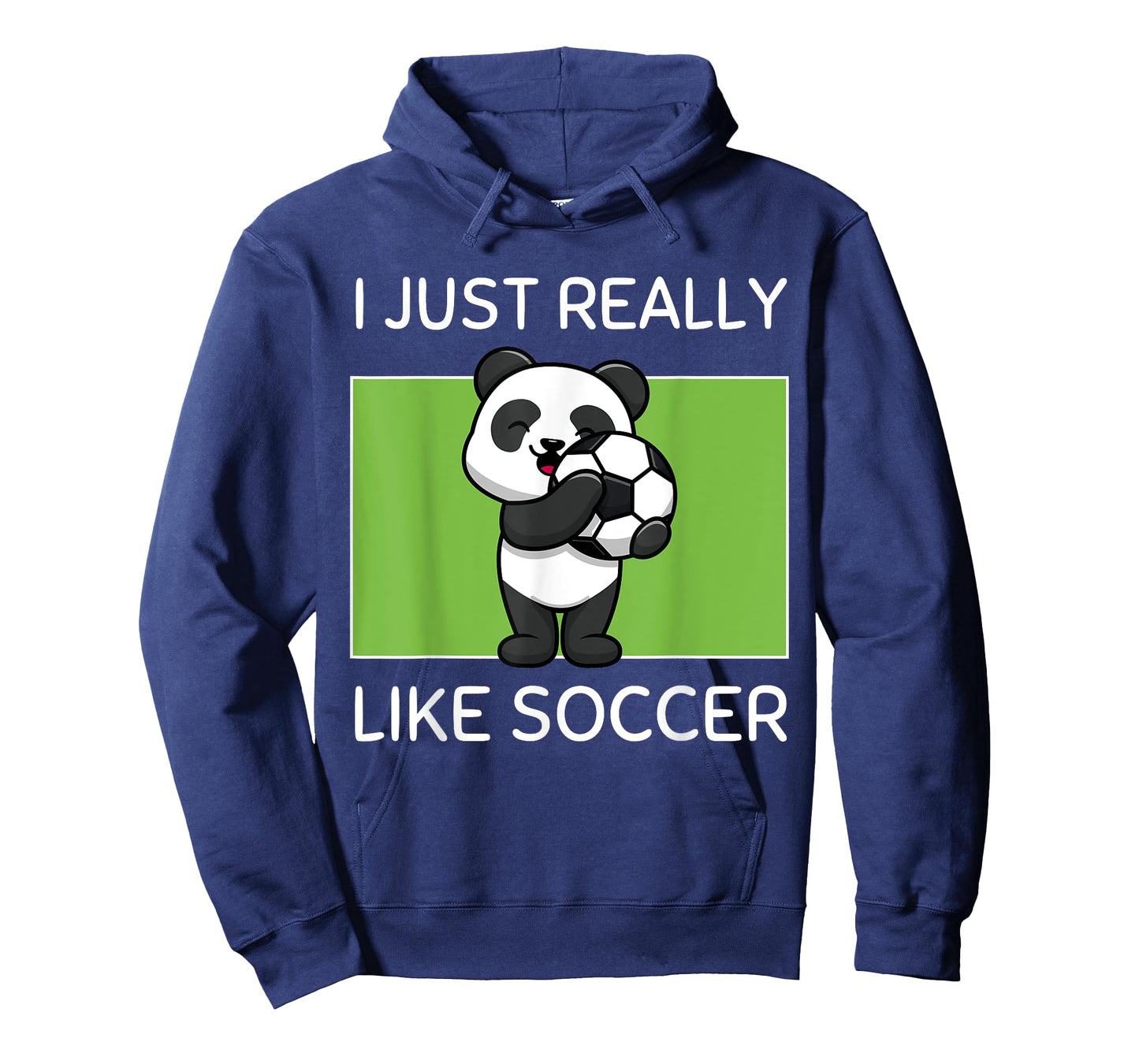 Cute Kawaii Panda I Just Really Like Soccer Kawaii Aesthetic T-Shirt