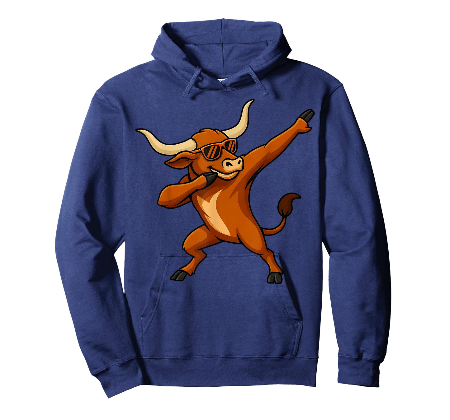 Longhorn Cow Dabbing with Sunglasses Men Women Girls Kids T-Shirt