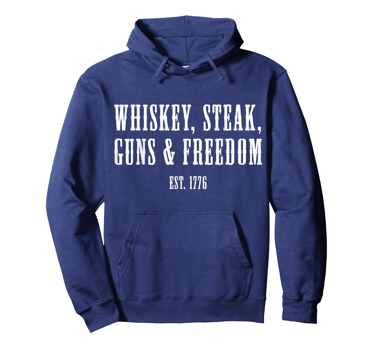 Whiskey Steak Guns & Freedom Est 1776 Patriot American T-Shirt