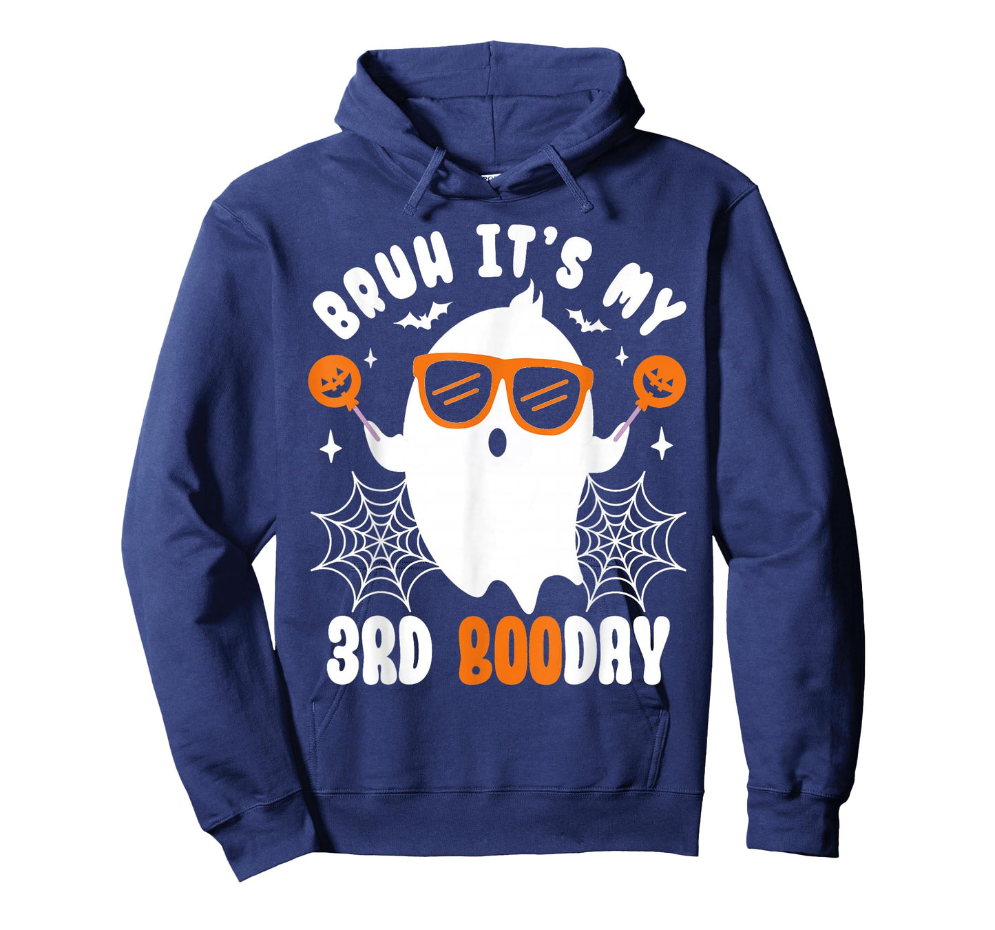 Bruh It's My 3rd Boo Day, Funny Halloween Ghost Boo Birthday T-Shirt