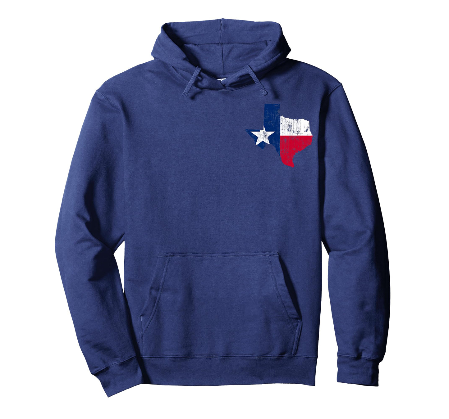 Texas State Flag Map Vintage Distressed T-Shirt
