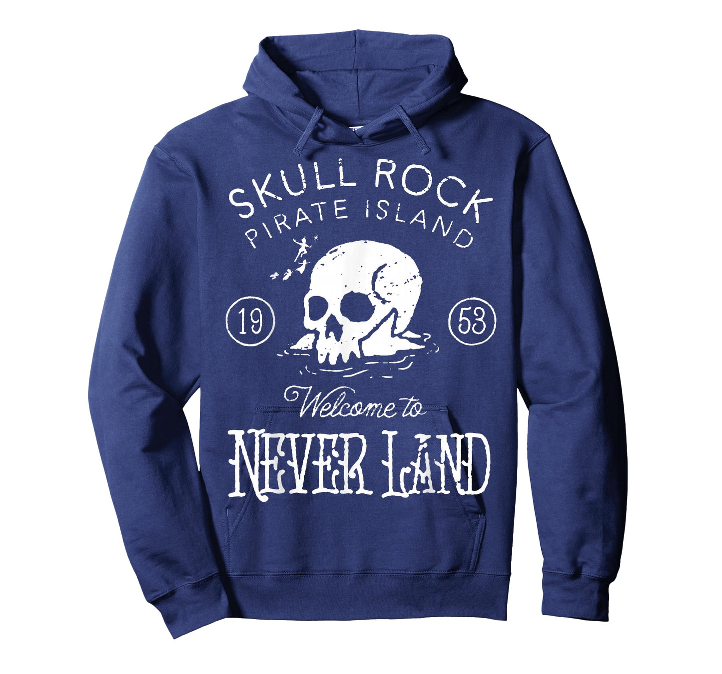 Disney Peter Pan Skull Rock Vintage Poster T-Shirt