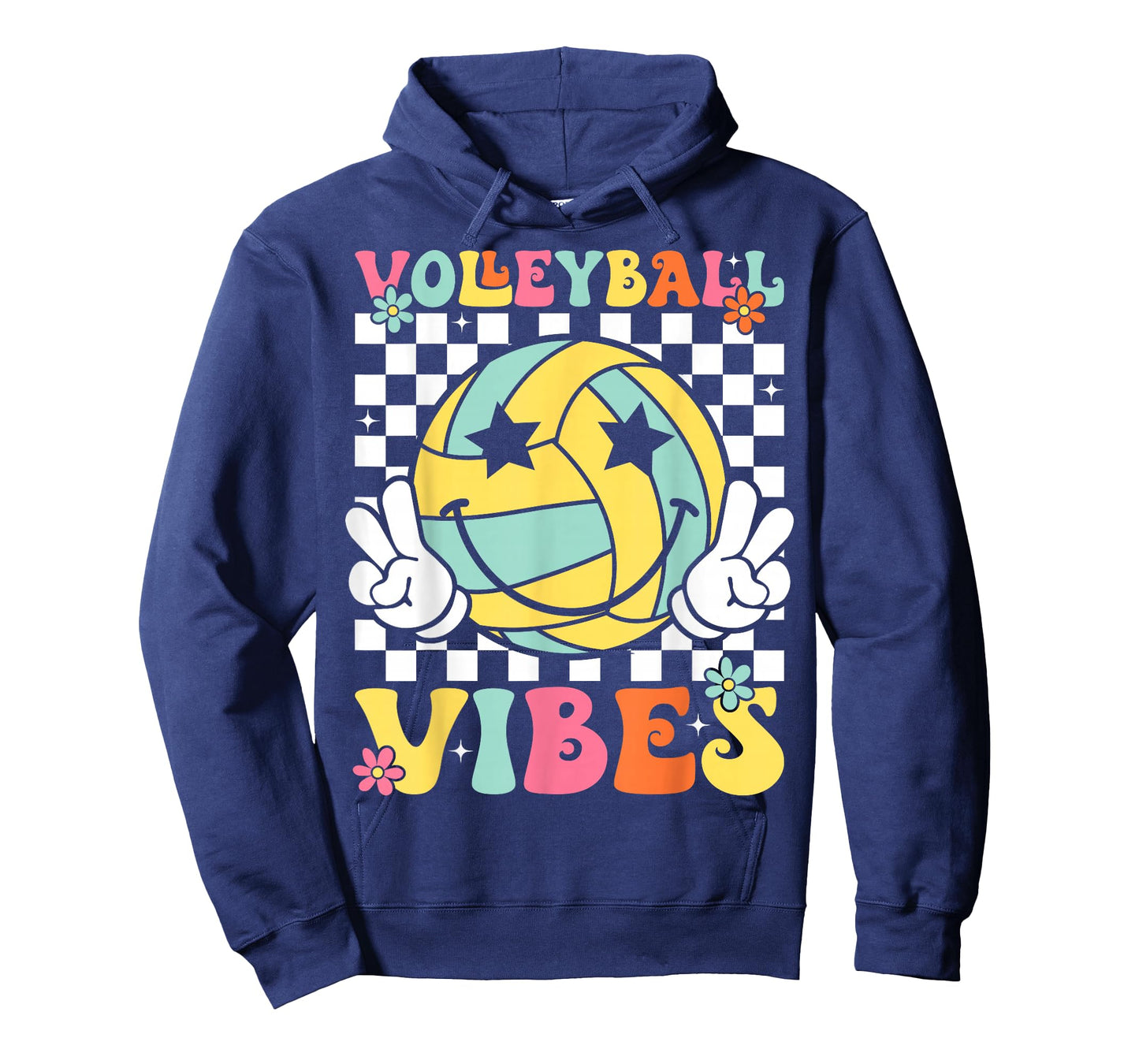 Volleyball Vibes Volleyball Retro Game Day Girls Women T-Shirt