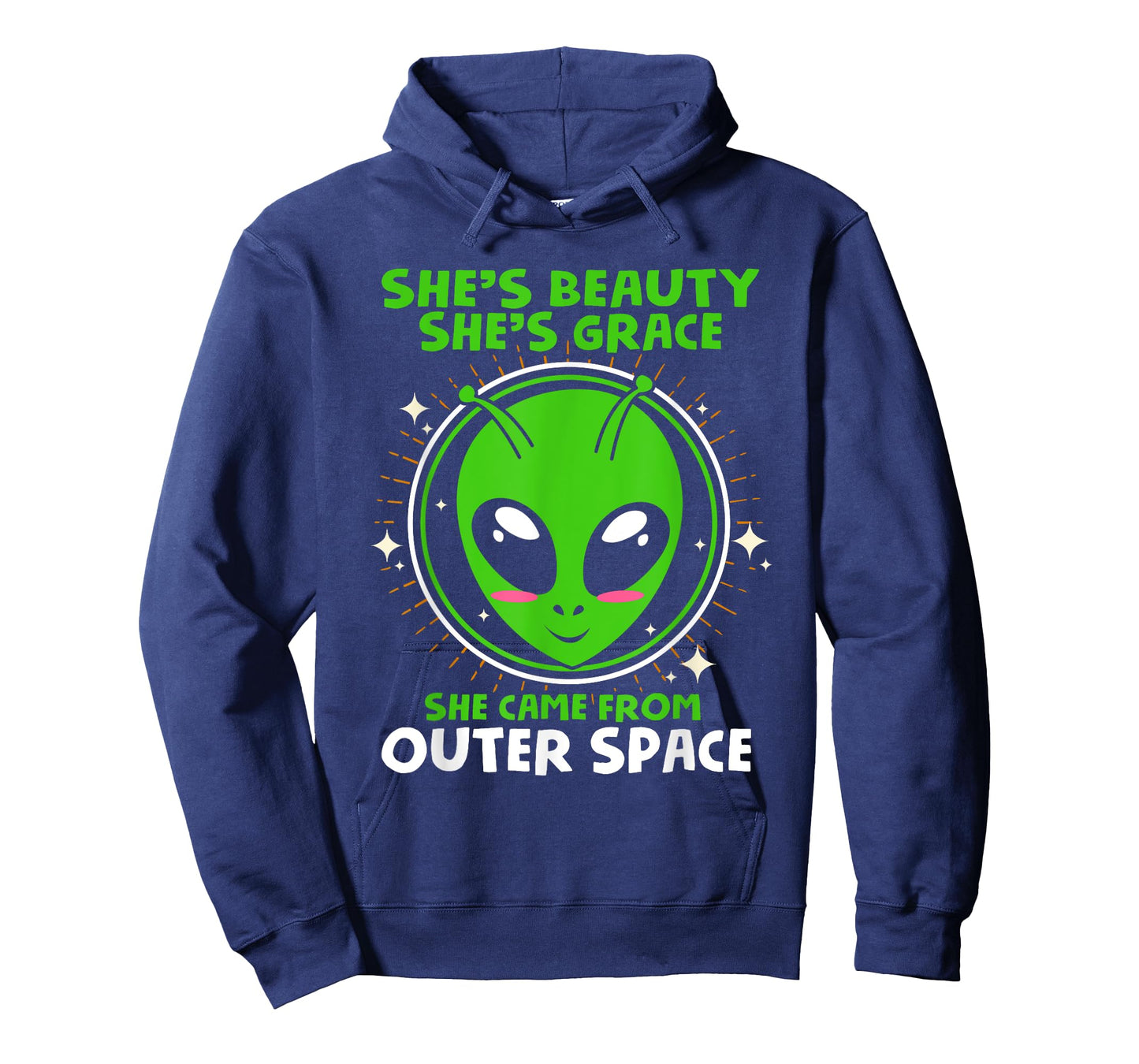 She's Beauty She's Grace Funny Alien T Shirt T-Shirt