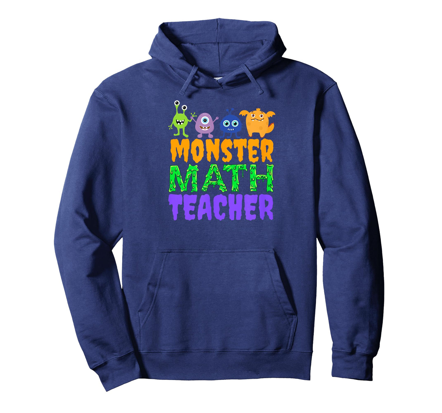 Halloween Monster Math Teacher Men Women T-Shirt