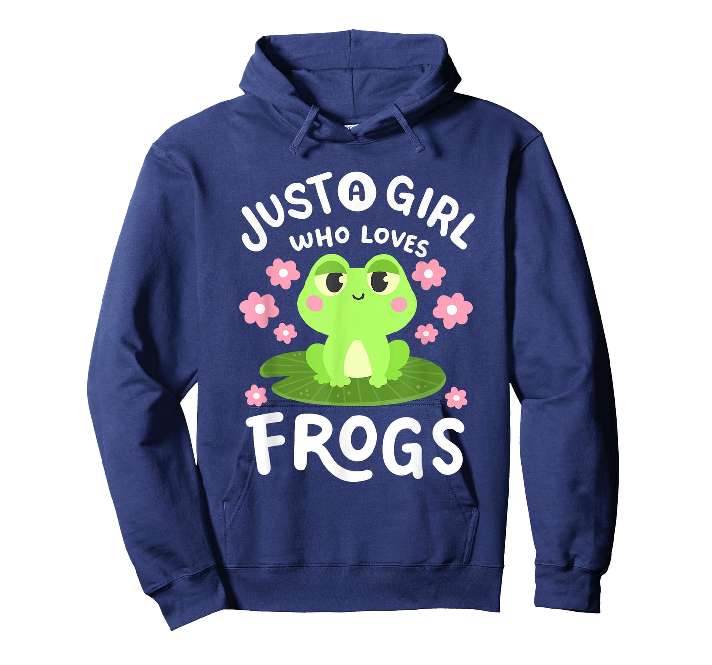 A Girl Who Loves Frogs Kawaii Frog Lovers Women Girls Kids T-Shirt