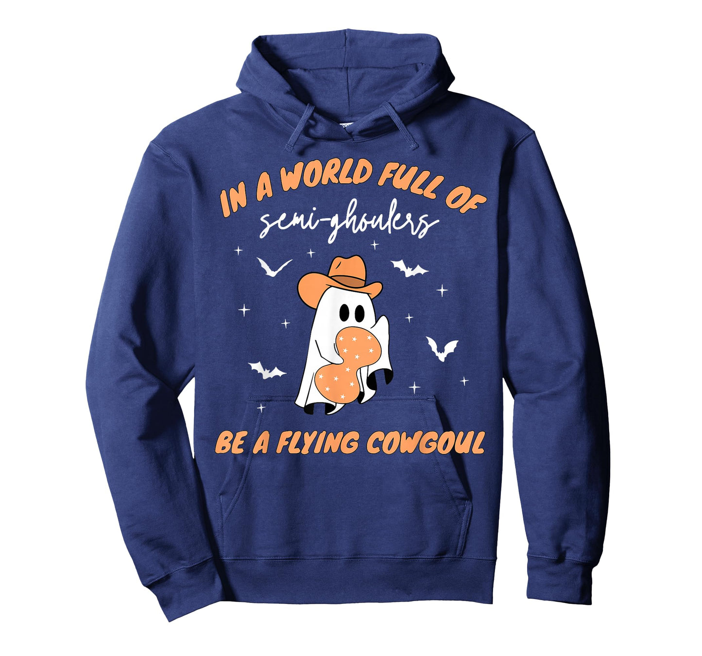 Labor and Delivery Nurse Halloween Ghost Flying Cowgirl Fall T-Shirt