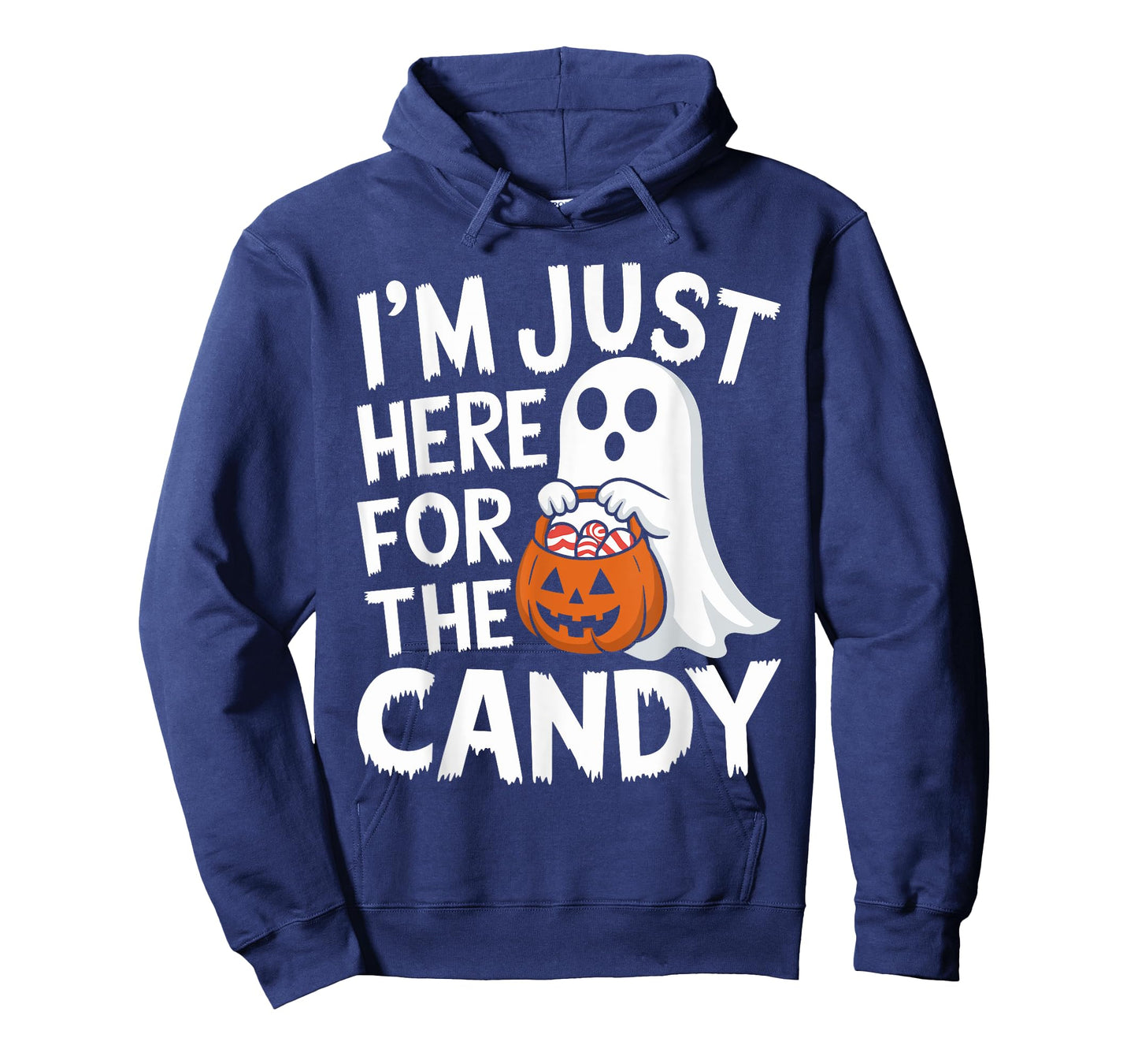 I'm Just Here for the Candy Halloween Pun Lollipop T-Shirt